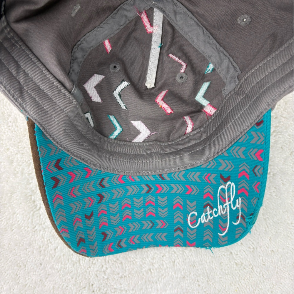 NWT Catchfly Women’s Chevron Embroidered Baseball Cap - Picture 6 of 8